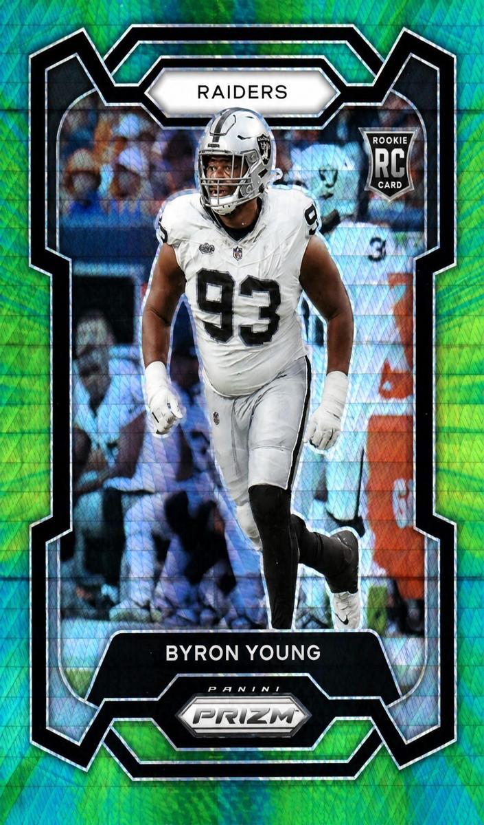 2023 Panini Prizm Football Hyper Byron Young #355