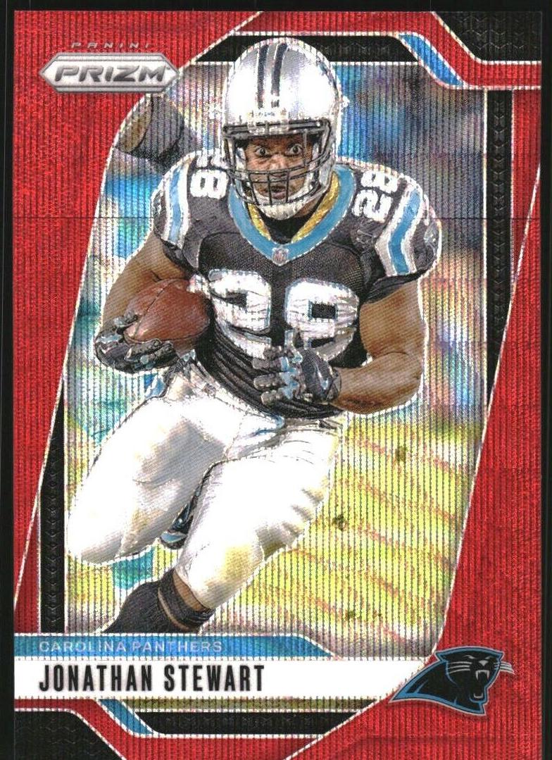 2024 Panini Prizm Football Red Wave Jonathan Stewart #45