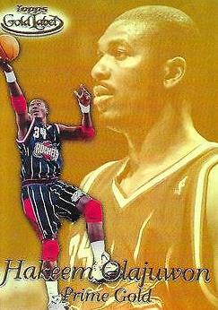 1999 Topps Gold Label Basketball Hakeem Olajuwon #PG2 PSA 9