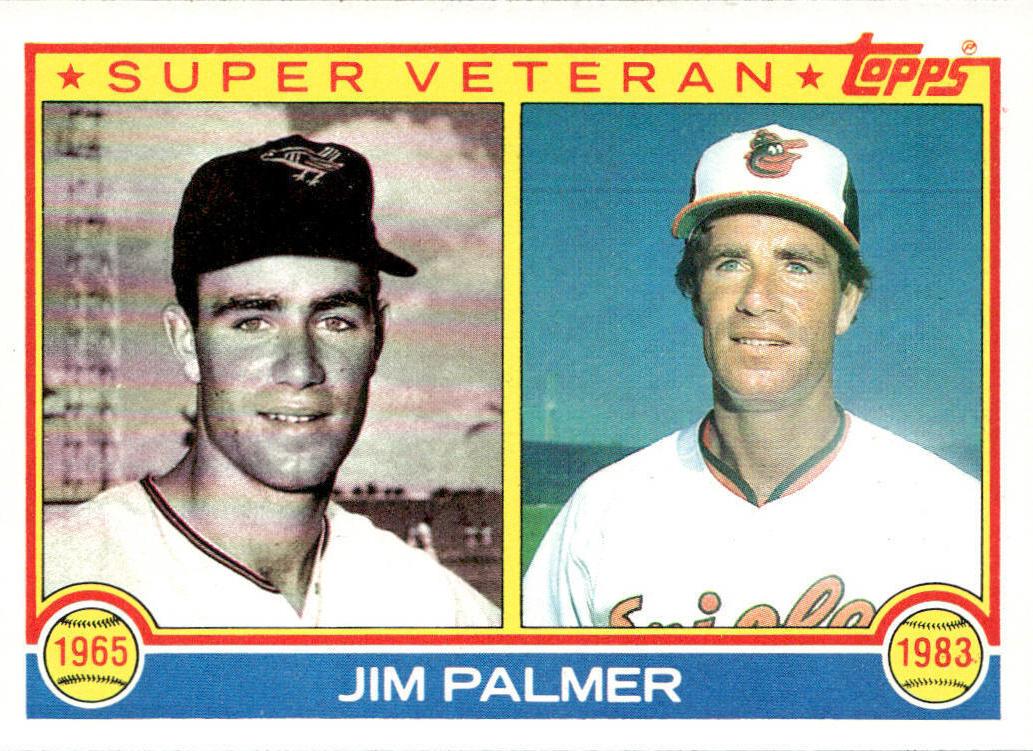 1983 Topps Baseball Jim Palmer #491