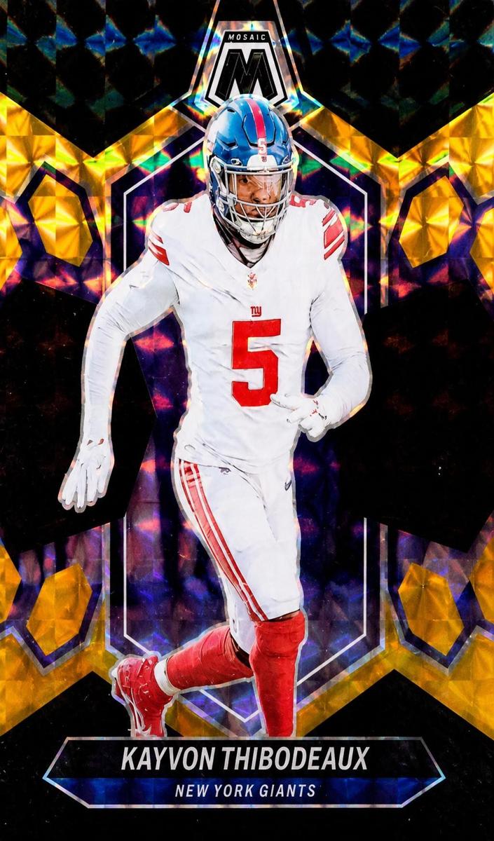 2024 Panini Mosaic Football Choice Black Gold Kayvon Thibodeaux #168