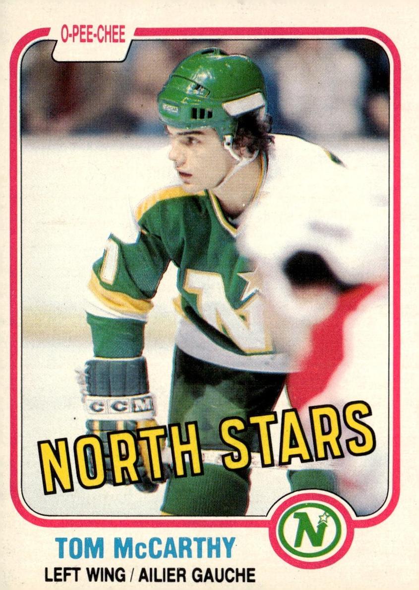 1981 O-Pee-Chee Hockey Tom McCarthy #164