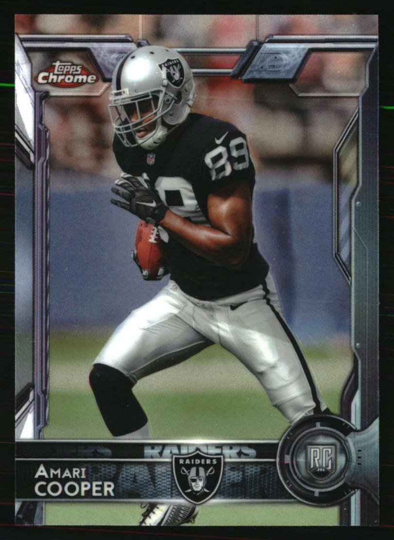 2015 Topps Chrome Football Amari Cooper #115 PSA 9