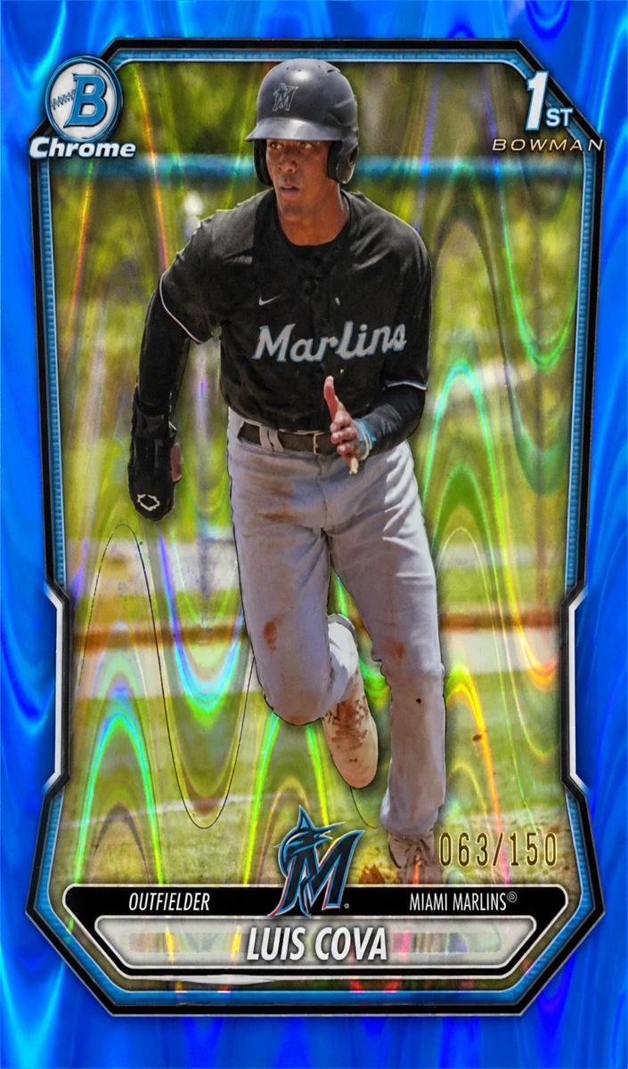 2026 Bowman Baseball Blue RayWave Refractor Luis Cova #BCP-38