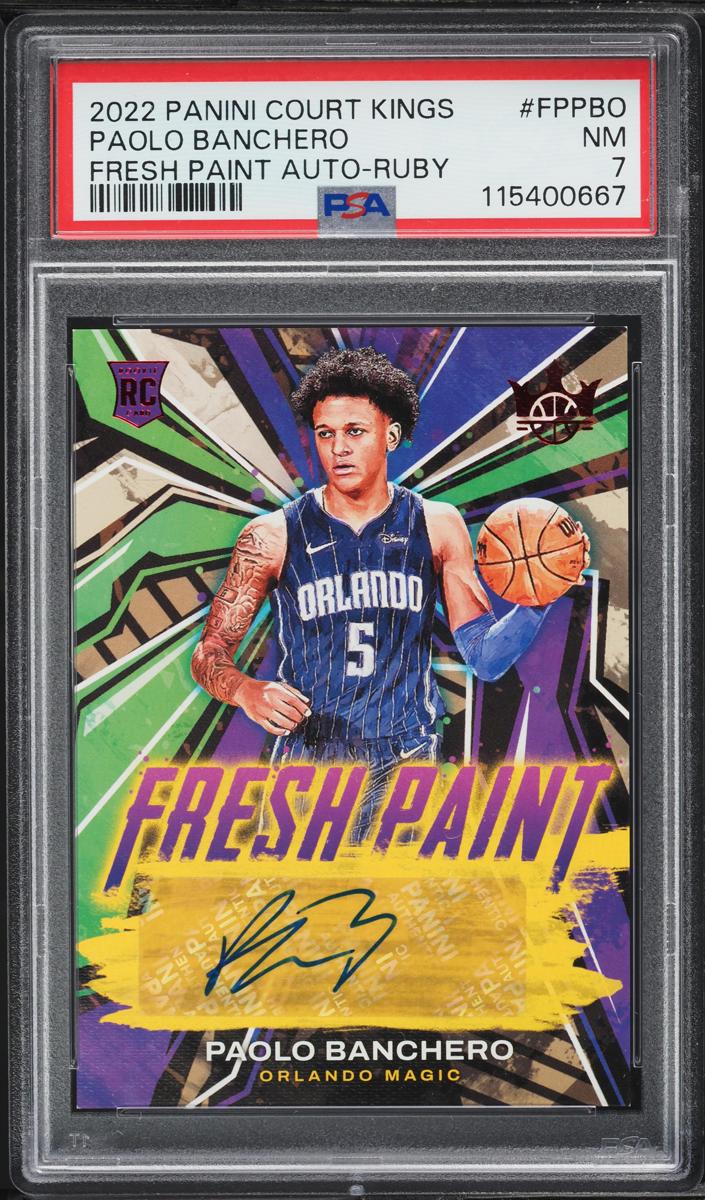 2022 Panini Court Kings Basketball Ruby Paolo Banchero #FP-PBO PSA 6.5