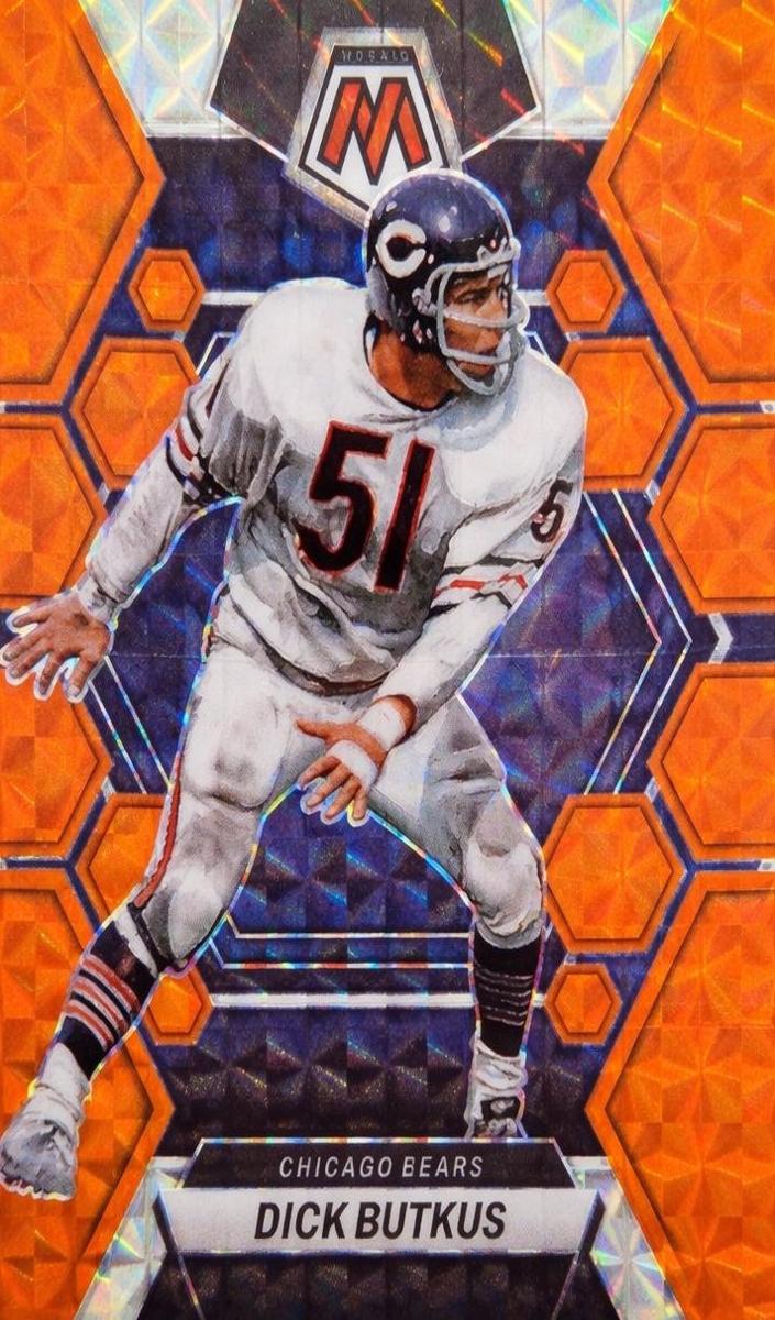 2023 Panini Mosaic Football Orange Dick Butkus #37