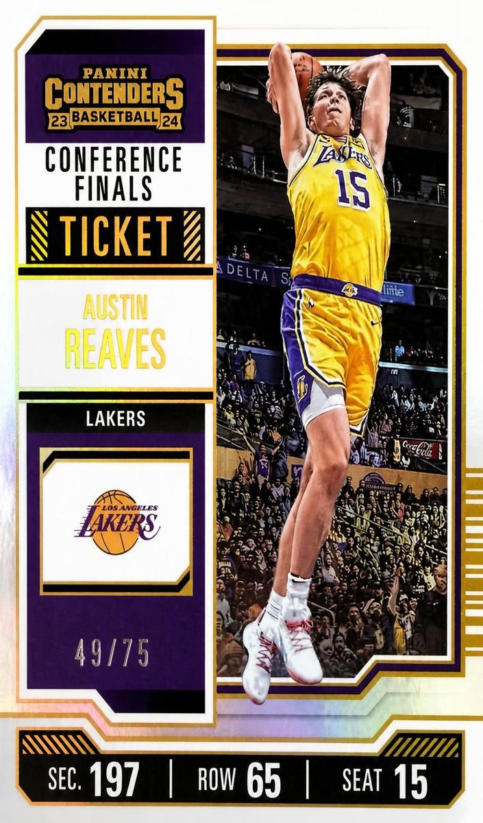 2023 Panini Contenders Basketball Conference Finals Ticket Austin Reaves #15