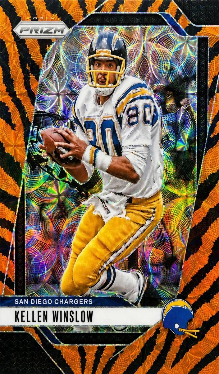 2024 Panini Prizm Football Choice Tiger Stripe Kellen Winslow #164