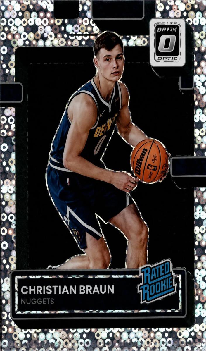 2022 Donruss Optic Basketball Fast Break Holo Christian Braun #238
