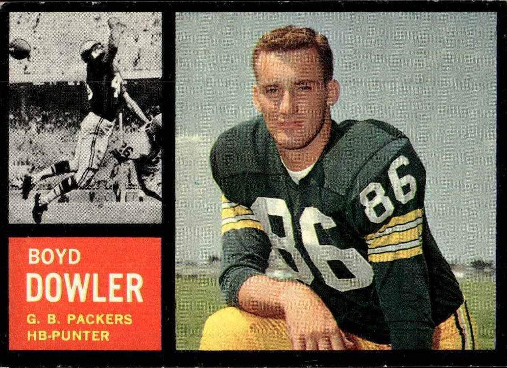 1962 Topps Football Boyd Dowler #71