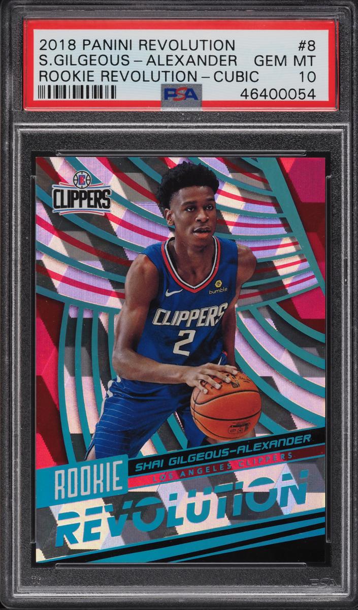 2018 Panini Revolution Basketball Cubic Shai Gilgeous-Alexander #8 PSA 10