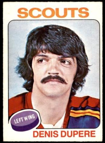 1975 O-Pee-Chee Hockey Denis Dupere #159 PSA 8
