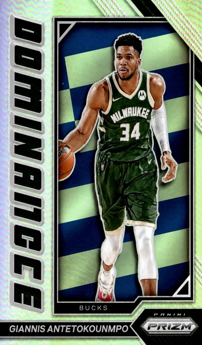 2022 Panini Prizm Basketball Silver Giannis Antetokounmpo #3