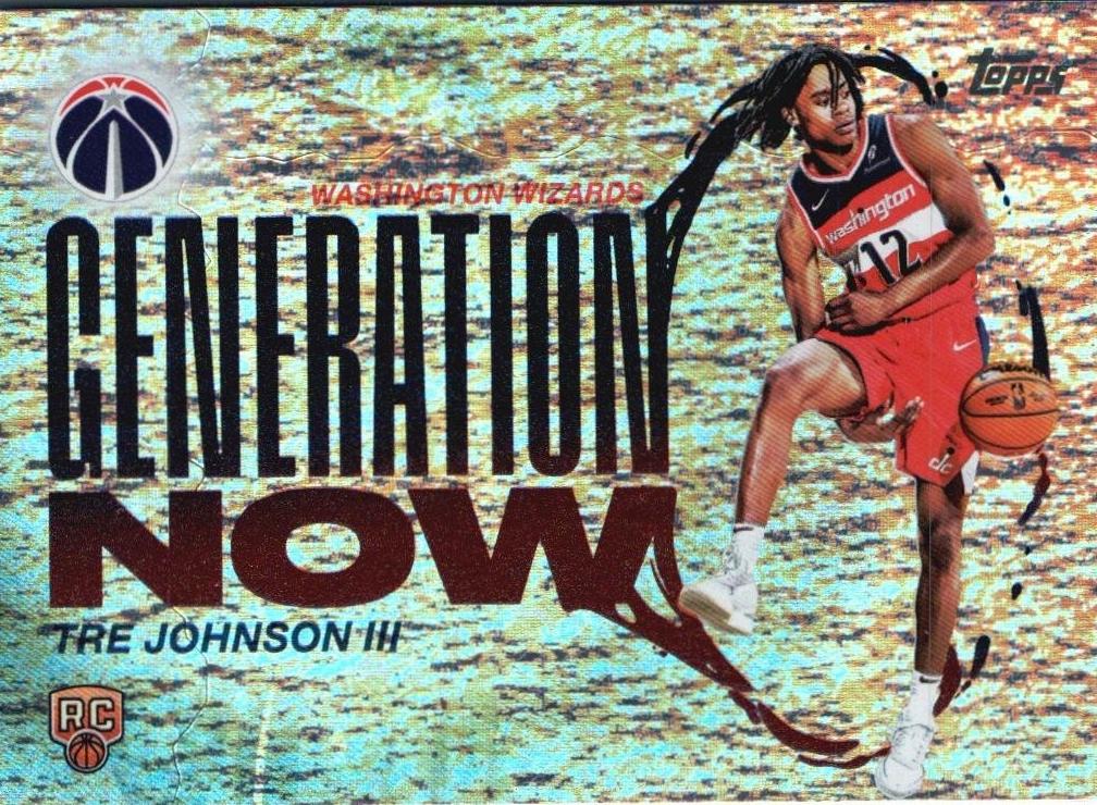 2025 Topps Basketball Holo Foil Tre Johnson III #GN-6