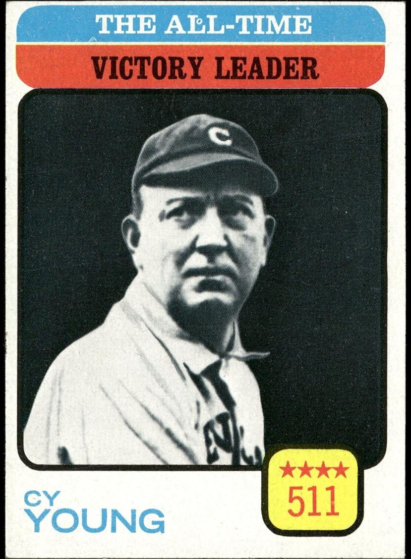 1973 Topps Baseball Cy Young #477 PSA 8