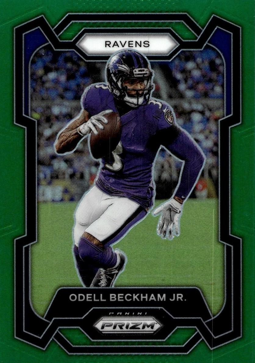 2023 Panini Prizm Football Green Odell Beckham Jr. #25