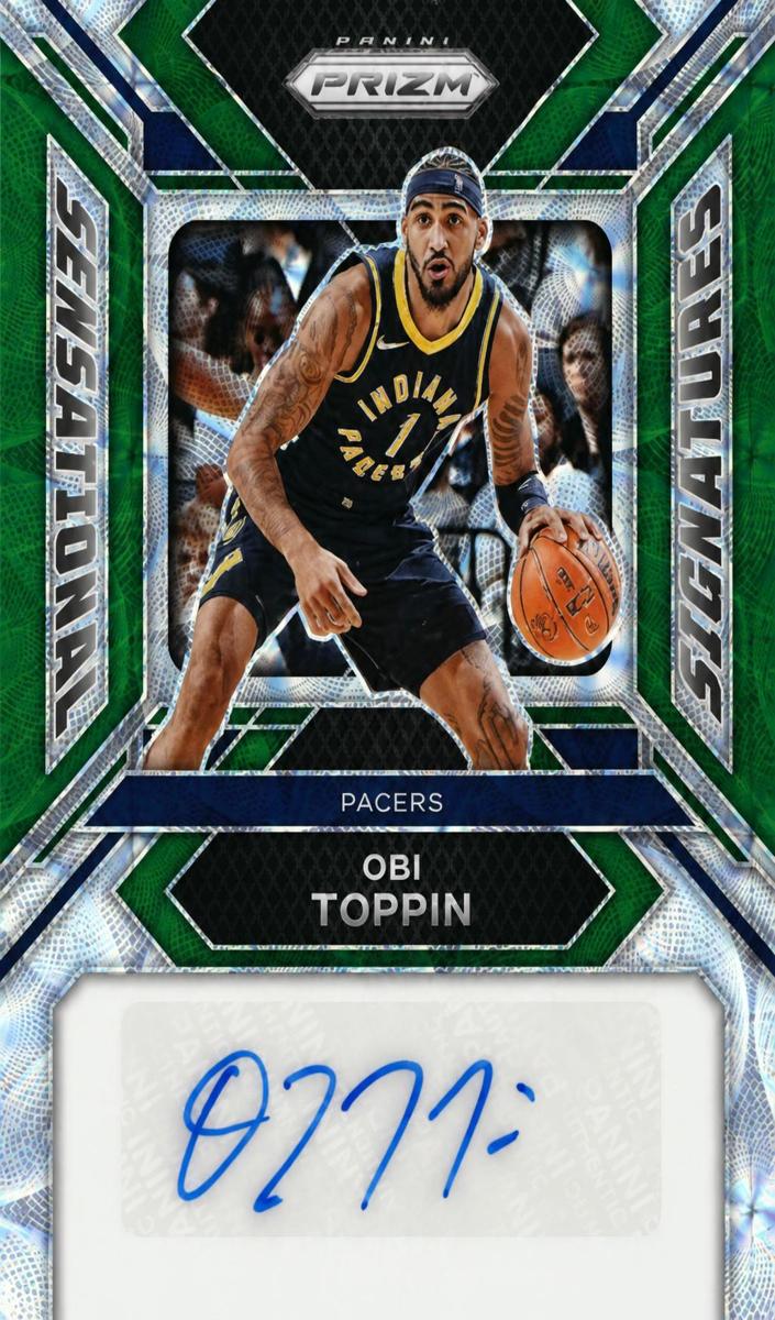 2023 Panini Prizm Basketball Choice Green Obi Toppin #SS-OT