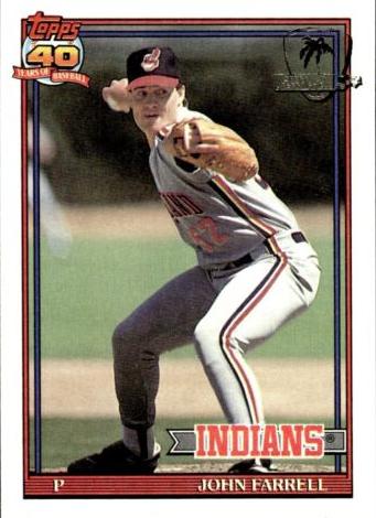 1991 Topps Baseball John Farrell #664 PSA 9