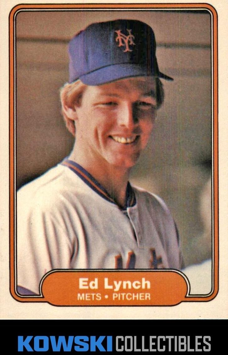 1982 Fleer Baseball Ed Lynch #531