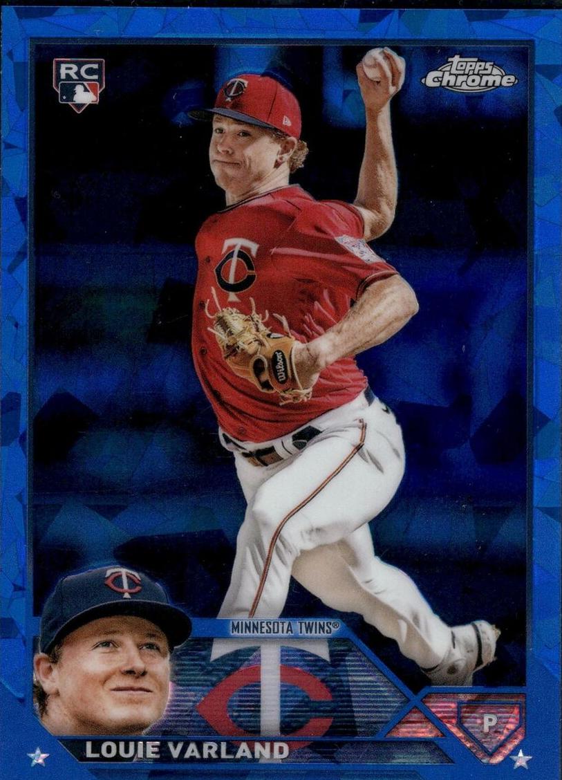 2023 Topps Chrome Sapphire Edition Baseball Louie Varland #441