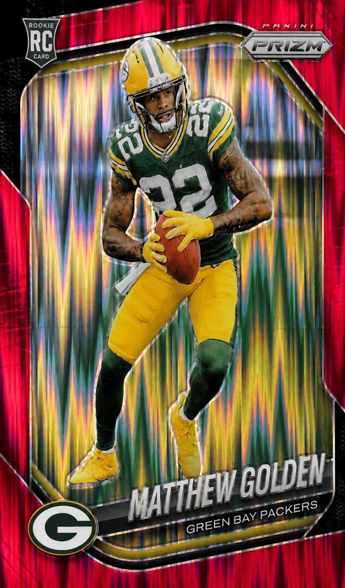 2025 Panini Prizm Football Red Flash Matthew Golden #326