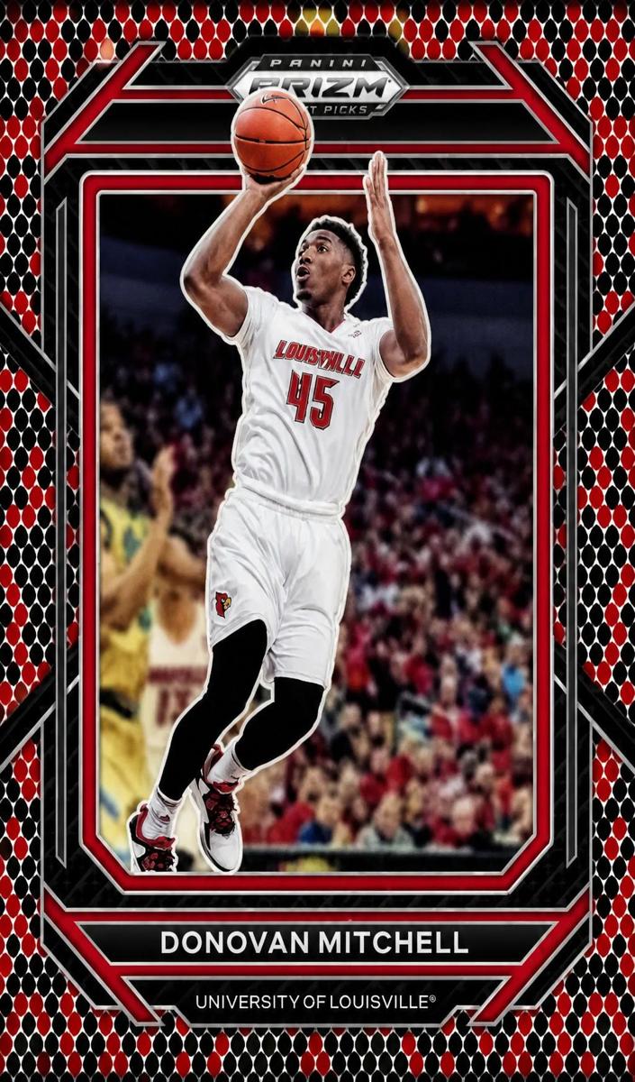 2023 Panini Prizm Draft Picks Basketball Venom Donovan Mitchell #66 PSA 10