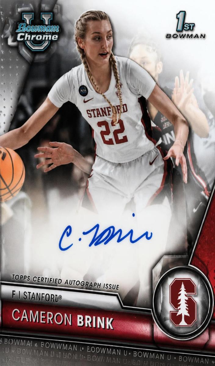 2023 Bowman Chrome University Basketball Cameron Brink #BCPA-CBR