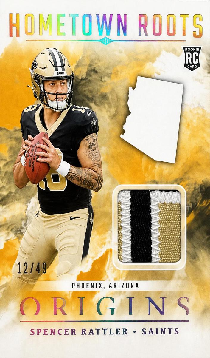 2024 Panini Origins Football Gold Spencer Rattler #HRO-SRR