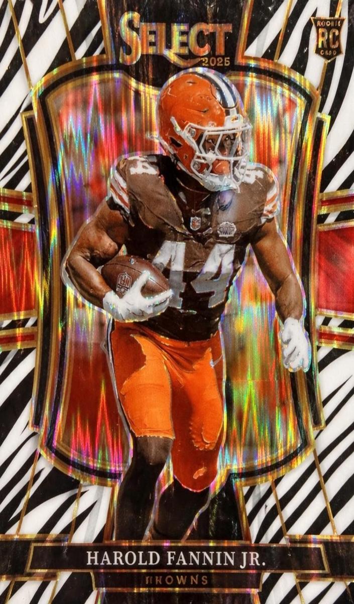 2025 Panini Select Football Zebra Harold Fannin Jr. #155