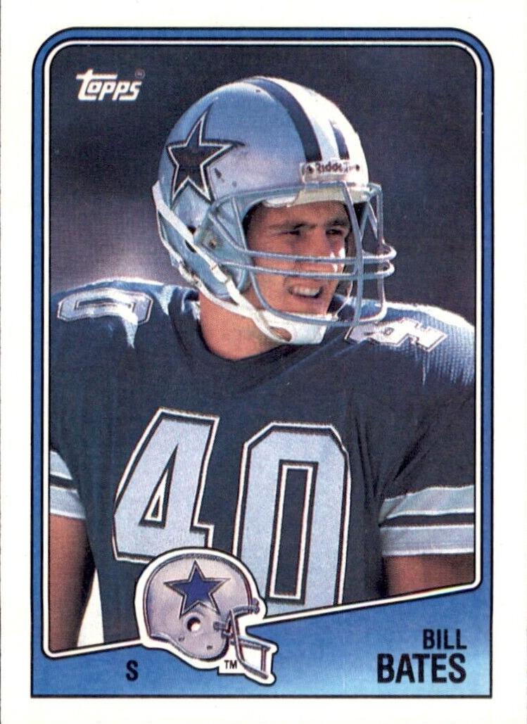 1988 Topps Football Bill Bates #269 PSA 9