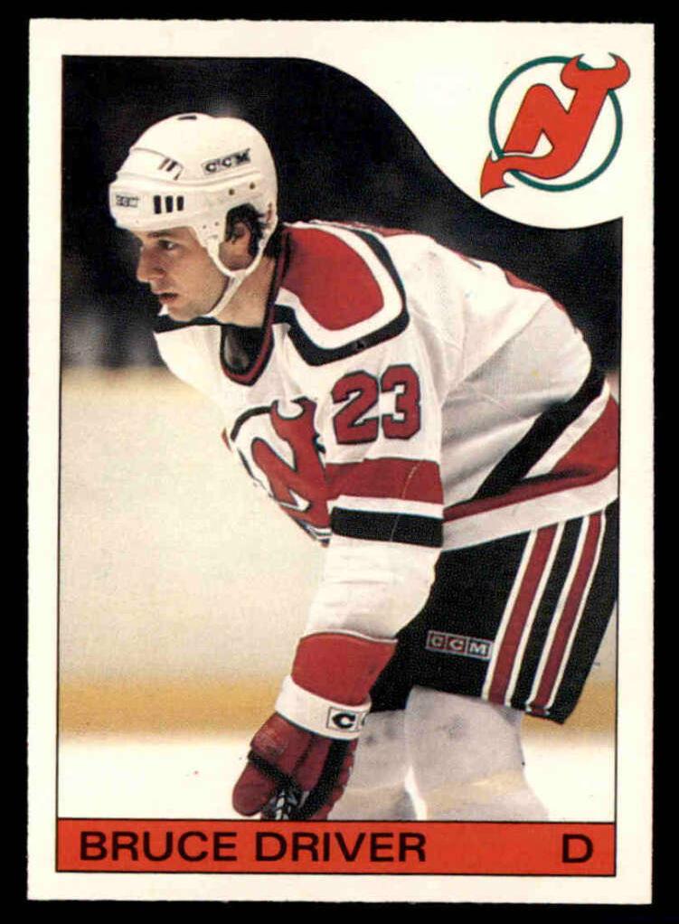 1985 O-Pee-Chee Hockey Bruce Driver #127 PSA 9