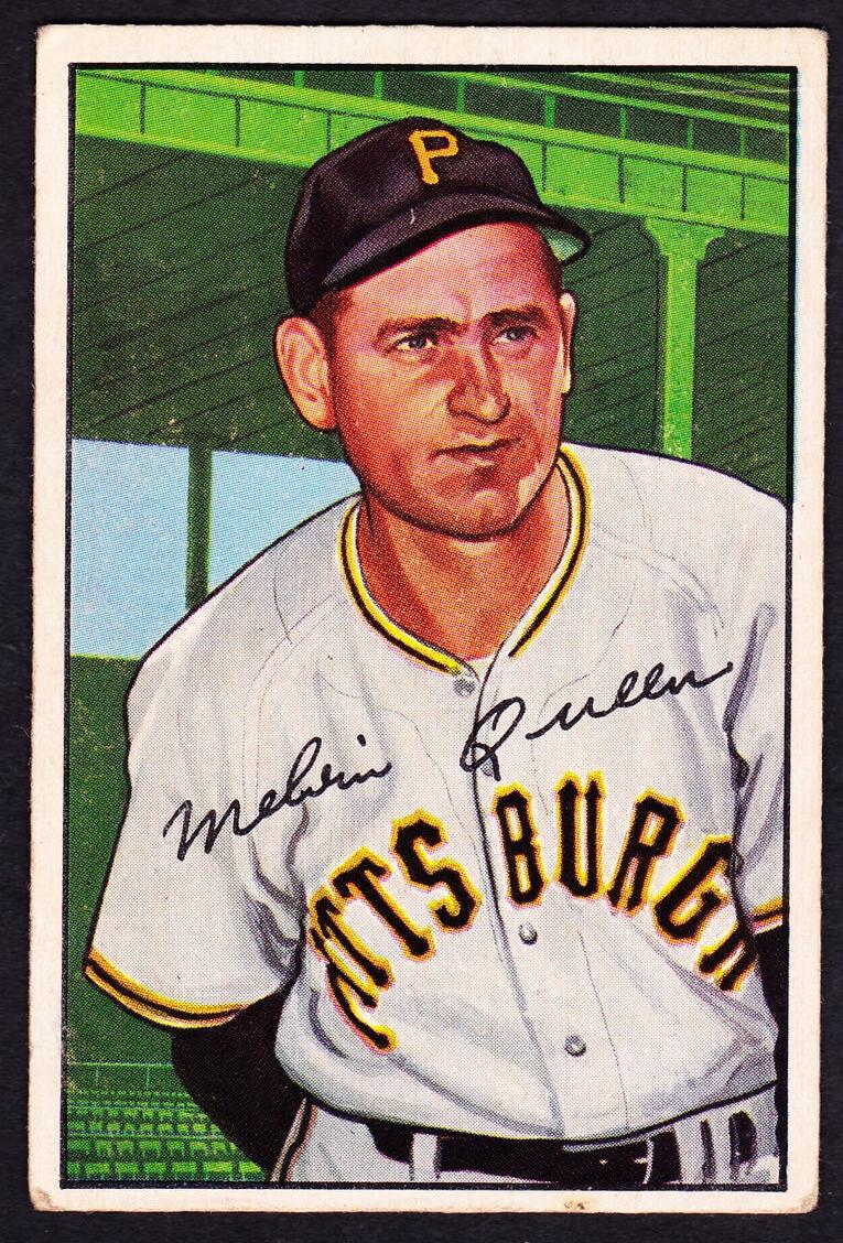 1952 Bowman Baseball Mel Queen #171 PSA 6