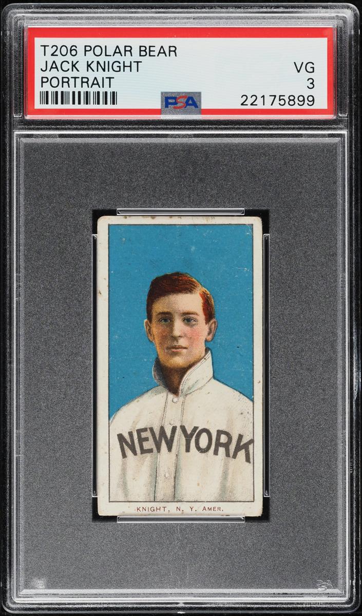 1909-11 T206 Baseball Portrait Jack Knight #NNO