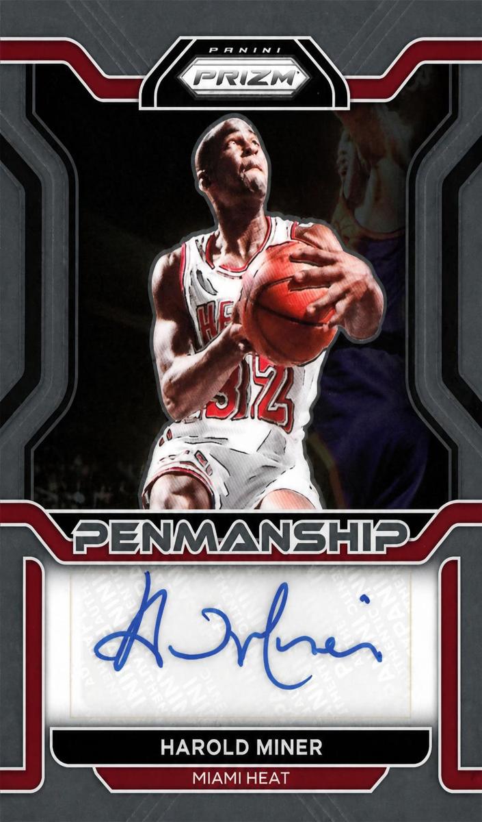 2021 Panini Prizm Basketball Harold Miner #PM-HMN PSA 10