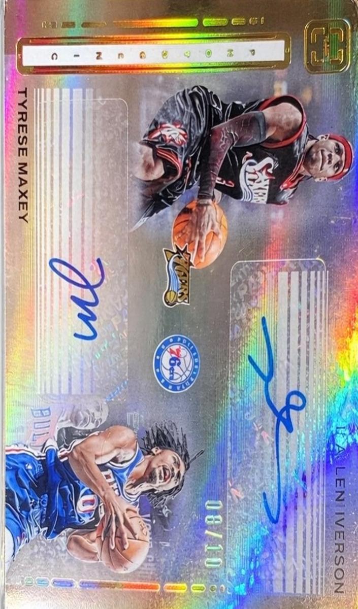 2023 Panini PhotoGenic Basketball Gold Allen Iverson #DAU-ATP