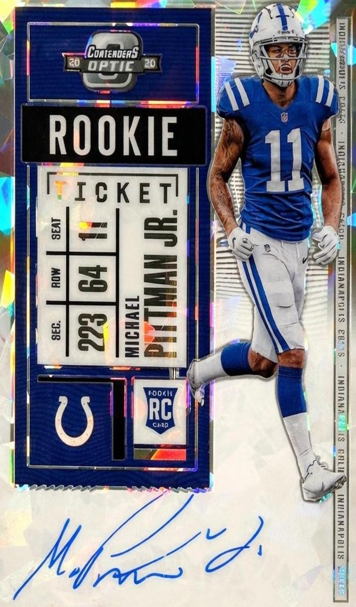 2020 Panini Contenders Optic Football Ticket Stub Michael Pittman Jr. #114