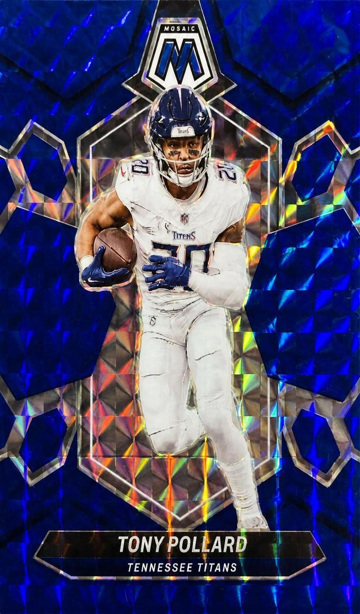 2024 Panini Mosaic Football Blue Tony Pollard #212