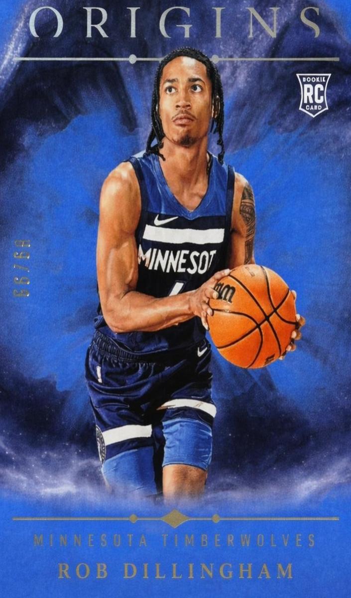 2024 Panini Origins Basketball Blue Rob Dillingham #76 PSA 9