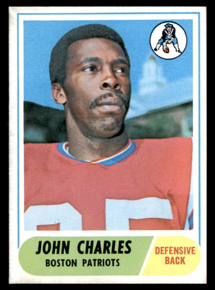1968 Topps Football John Charles #202 PSA 9