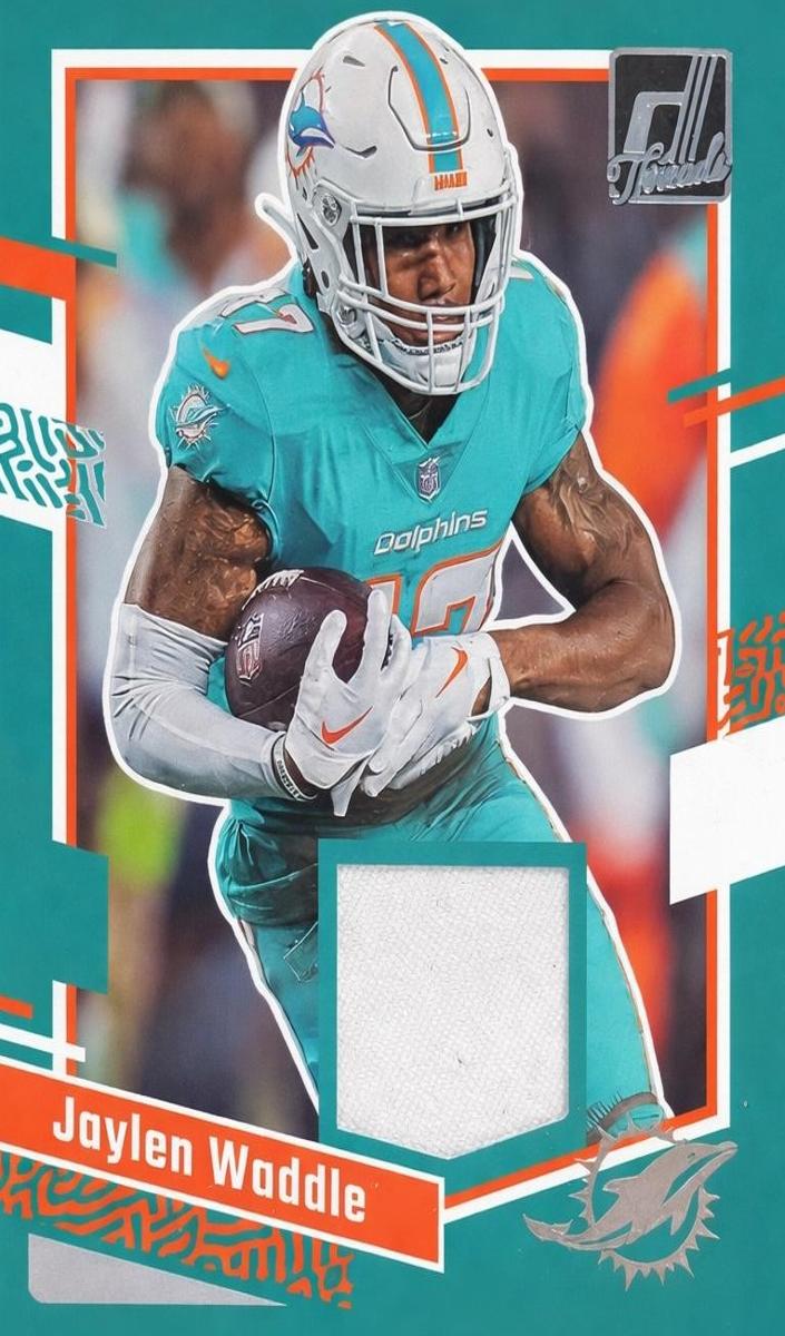 2023 Panini Donruss Football Jaylen Waddle #DTH-JH SGC AUTH