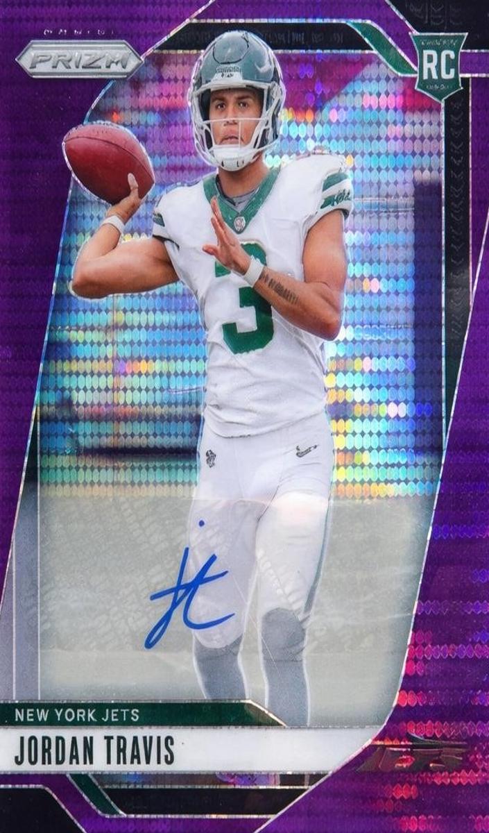 2024 Panini Prizm Football Purple Pulsar Jordan Travis #359