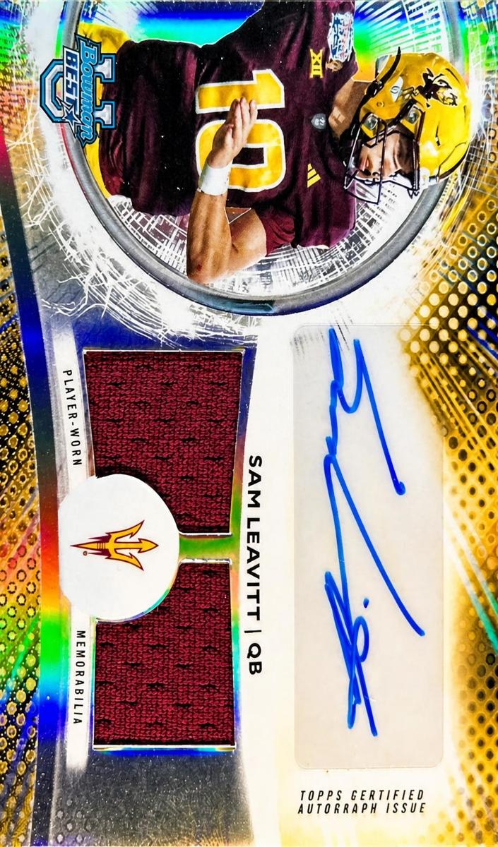 2025 Bowman Best University Football Sam Leavitt #DRA-SL