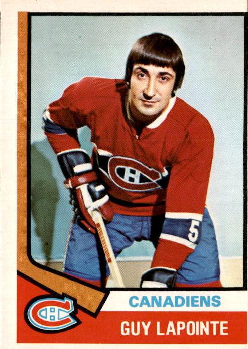 1974 O-Pee-Chee Hockey Guy Lapointe #70