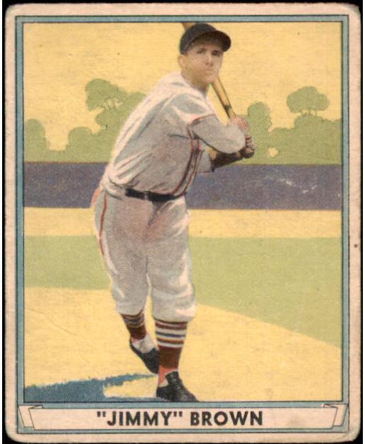 1941 Play Ball Baseball null Jimmy Brown #12 PSA 5.5