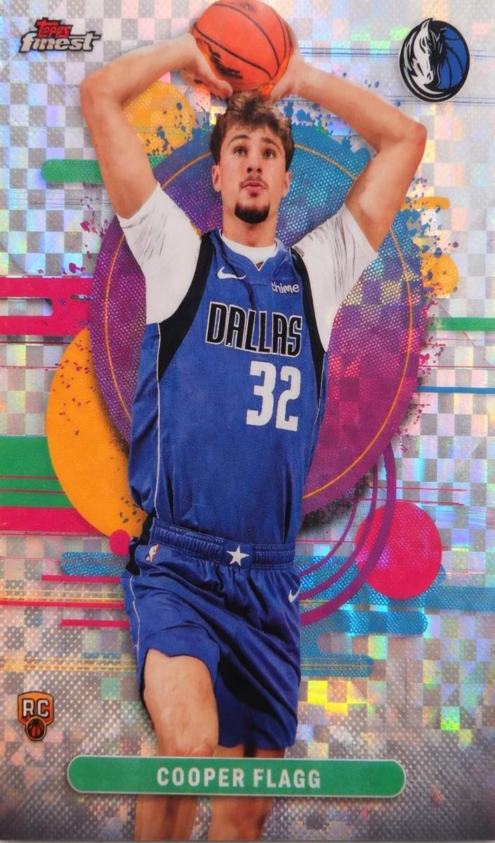 2025 Topps Finest Basketball X-Fractor Cooper Flagg #101
