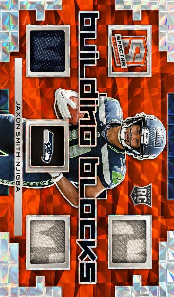 2023 Panini Spectra Football Neon Orange Jaxon Smith-Njigba #BBL-JSN