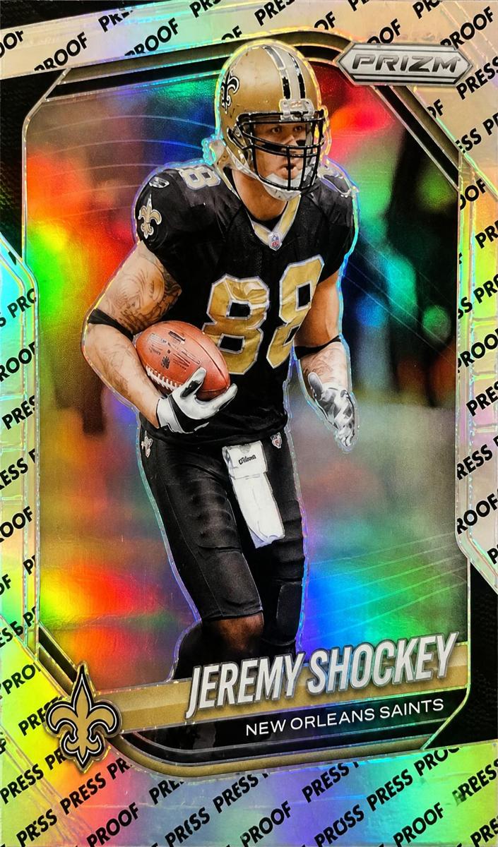 2025 Panini Prizm Football Press Proof Jeremy Shockey #200