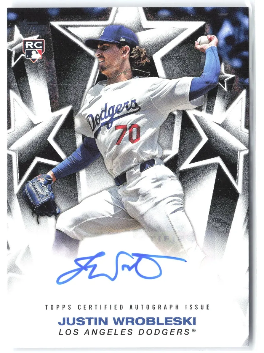 2025 Topps Baseball Justin Wrobleski #BSA-JW