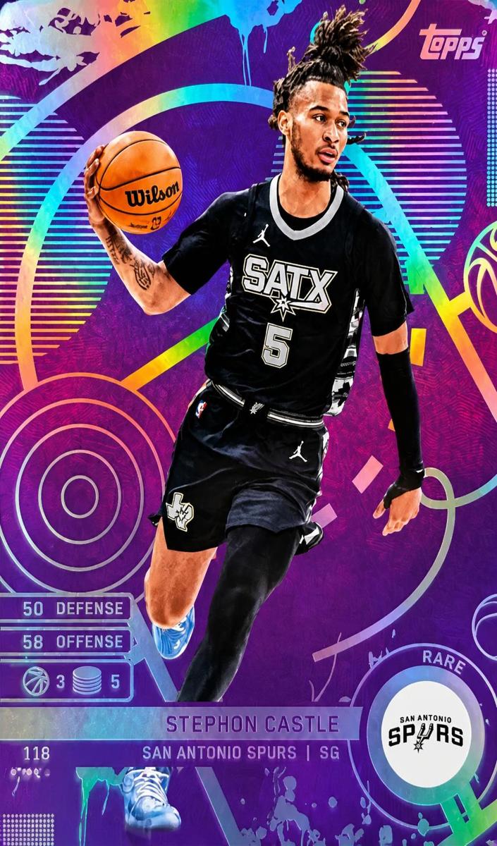 2025 Topps Match Attax Basketball Rare Stephon Castle #118