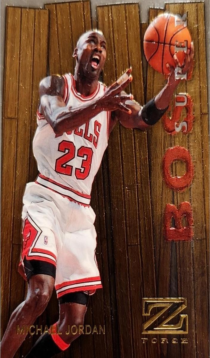 1997 Skybox Z-Force Basketball Super Boss Michael Jordan #10SB PSA 9